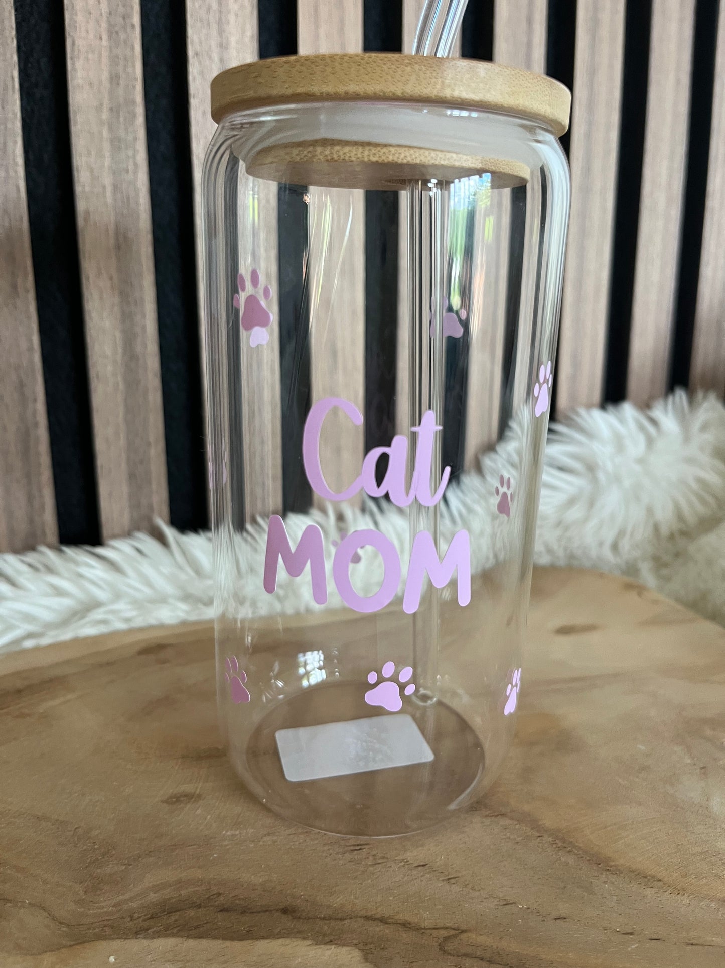Trinkglas Cat mom