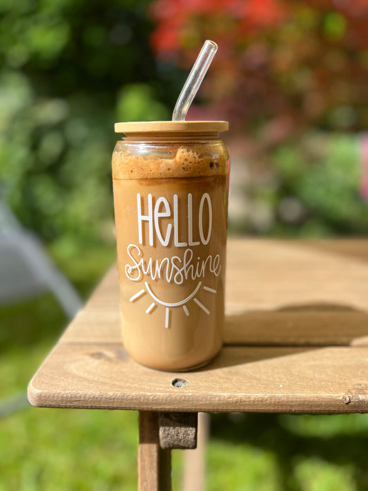 Trinkglas Hello Sunshine