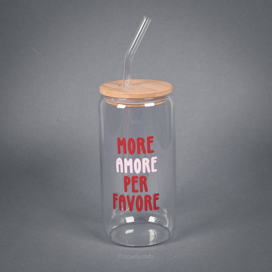 Trinkglas More amore per favore