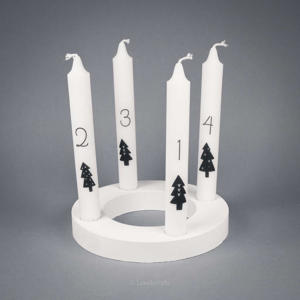 Adventkranz schlicht