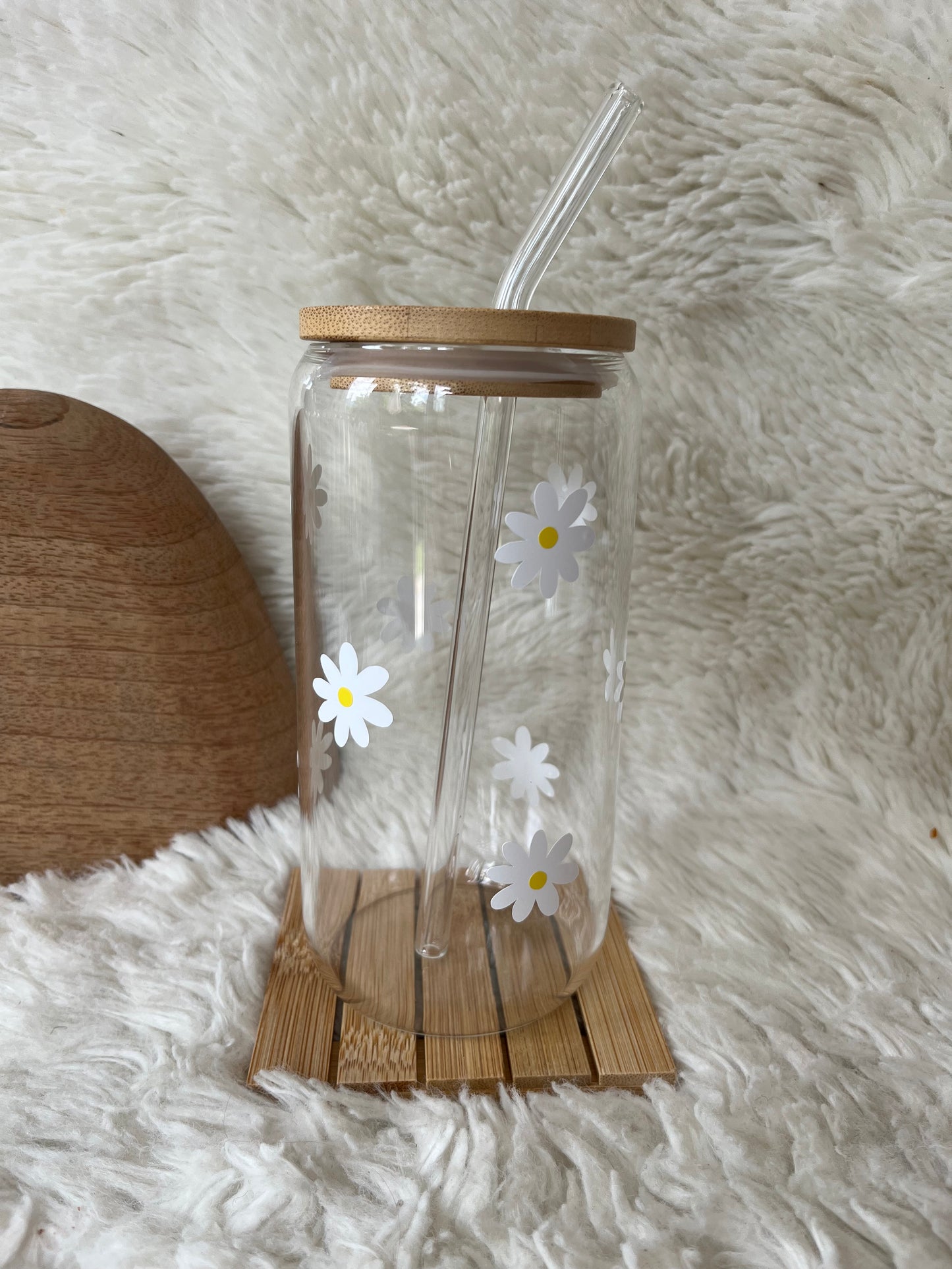Trinkglas Blumen
