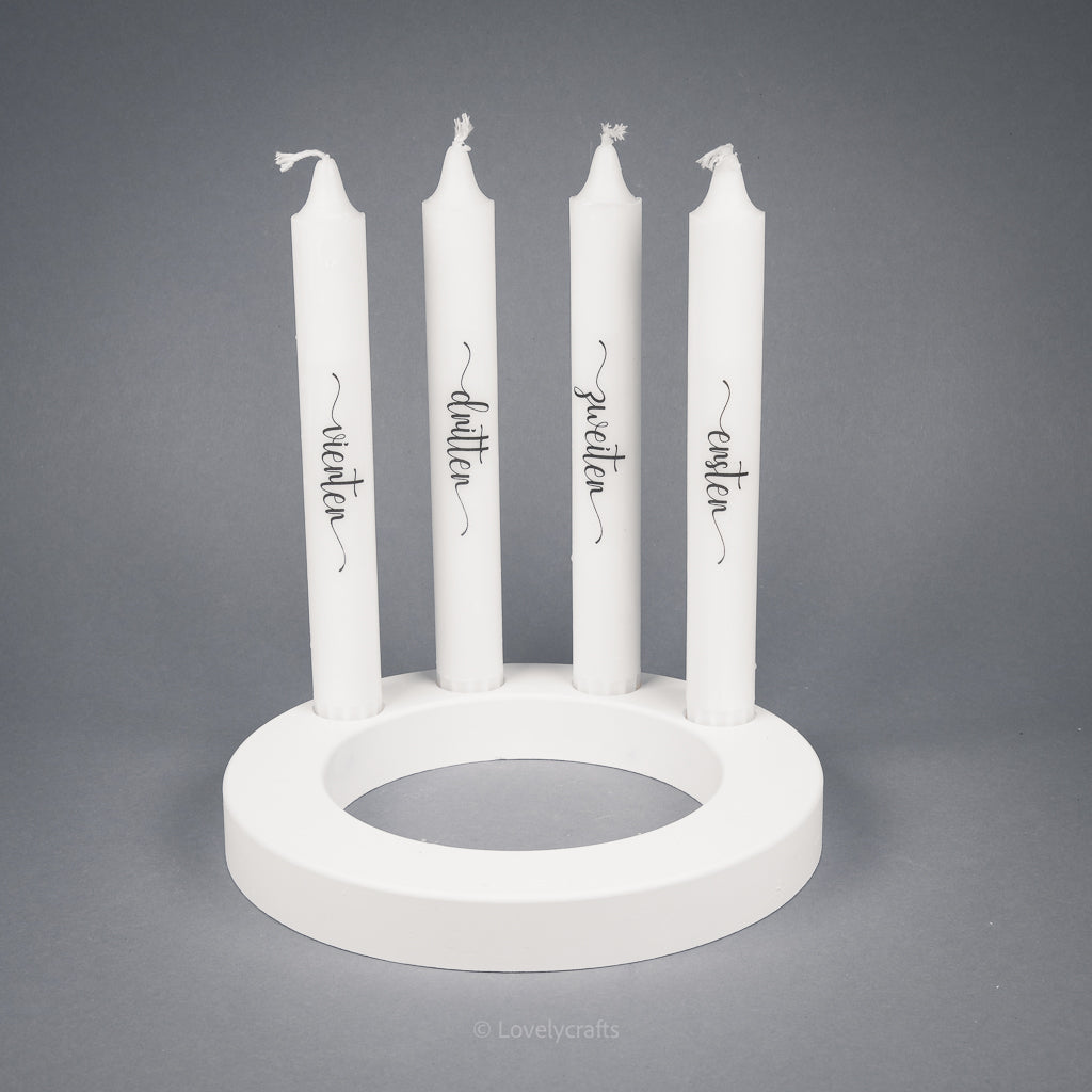 Adventkranz schlicht