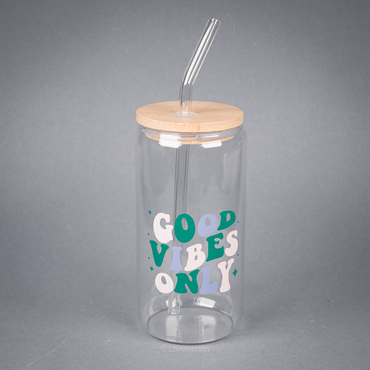 Trinkglas Good vibes only
