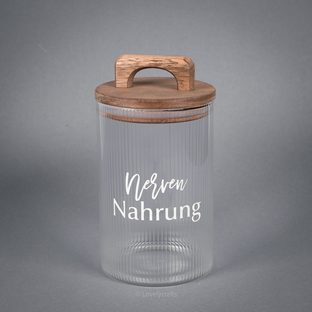 Vorratsglas Nervennahrung